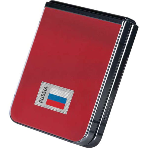 Russia Soccer Flag Galaxy Z Flip5 5G Skin